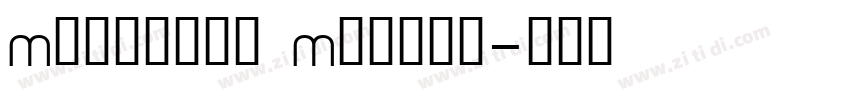 Moriston Medium字体转换